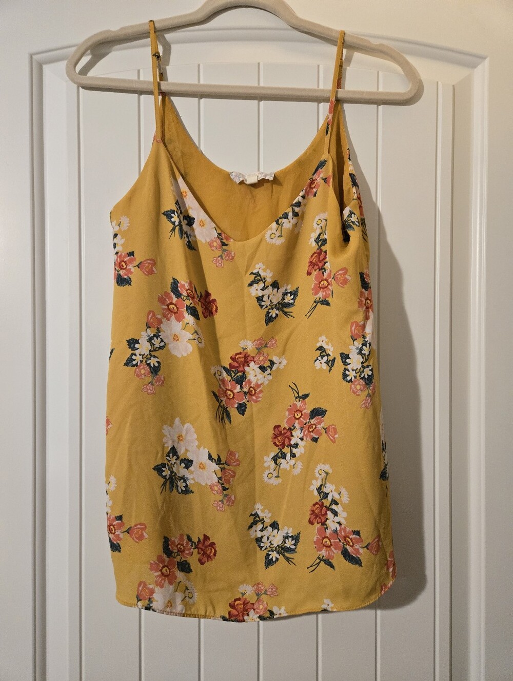 Pink Republic Yellow Floral Spaghetti Strap Cami